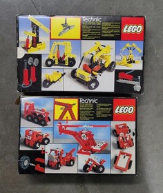 LEGO Technic Lot 8030 8040 with Box Vintage 80s 90s Build AS IS Retired LEGO