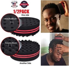Side Magic Hair Brush Sponge Twist Wave Barber Afro Hair