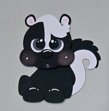 Baby Skunk. Scrapbook, Card making Paper Piecing