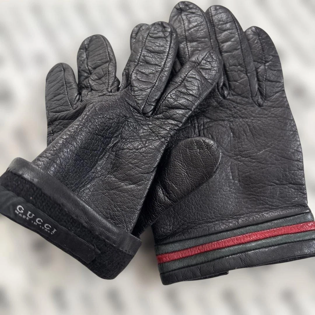 Gucci Leather Black Gloves & Mittens for Women for sale | eBay