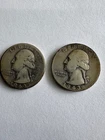 1943 liberty silver quarter lot of 2