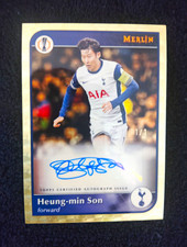 Marketplace image: Topps 2024-25 Merlin UEFA Heung-Min Son  Auto AU-HS SuperFractor 1/1