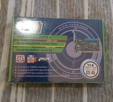 Syba Pci Ultra Ata  Serial Ata Combo Controller Card New Sealed 32- Bit   Pics