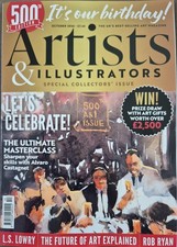 500th Edition Artists And Illustrators Magazine October 2026 Brand New