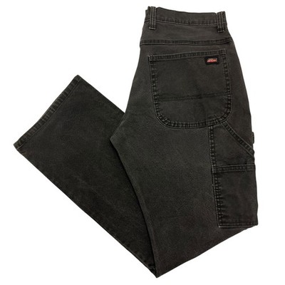 Dickies Carpenter Hose Herren W32 L30 schwarz Duck Canvas Stretch Workwear