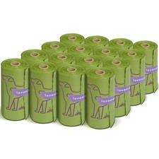 240 Count Lavender Scented 13  x 9  Dog Poop Bags Rolls Leakproof Strong 