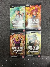 Bandai Dragon Ball Super Cards Fusion World Wish For Shenron FB07 Booster 4 Pack