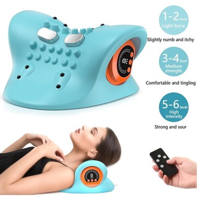 Nackenmassagegerät Kabellos Elektrische Nackenmassagegerät + Wärme Massagegerät