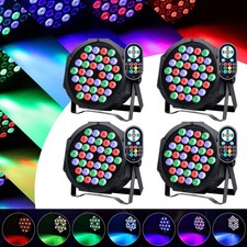 4PCS RGB Stage Light 36 LED DJ Disco Party DMX Beam Lights KTV Show PAR Lighting