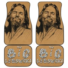 The Big Lebowski Car Mats Movie Gift Set For Fans SUV Sedan Truck Interior Use