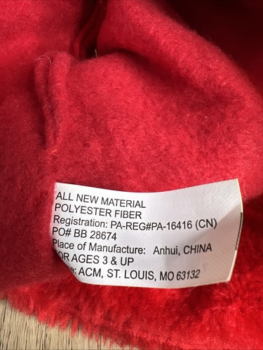 Plush Cardinal Hat Red Bird Hat Fredbird No Logo - Bild 3 von 8