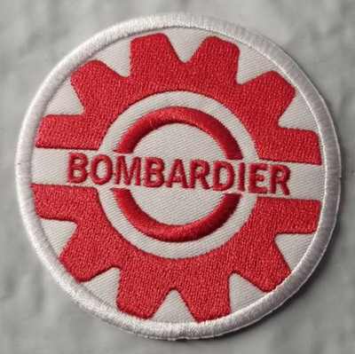 Bombardier snowmobiles Ski-Doo red Embroidered Patch approx 3''