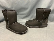 UGG Australia Girls Classic II Boots Pull-On Suede Black Size 5 NEW NO BOX