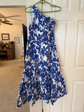 Hyacinth house One Shoulder Floral Dress Size S