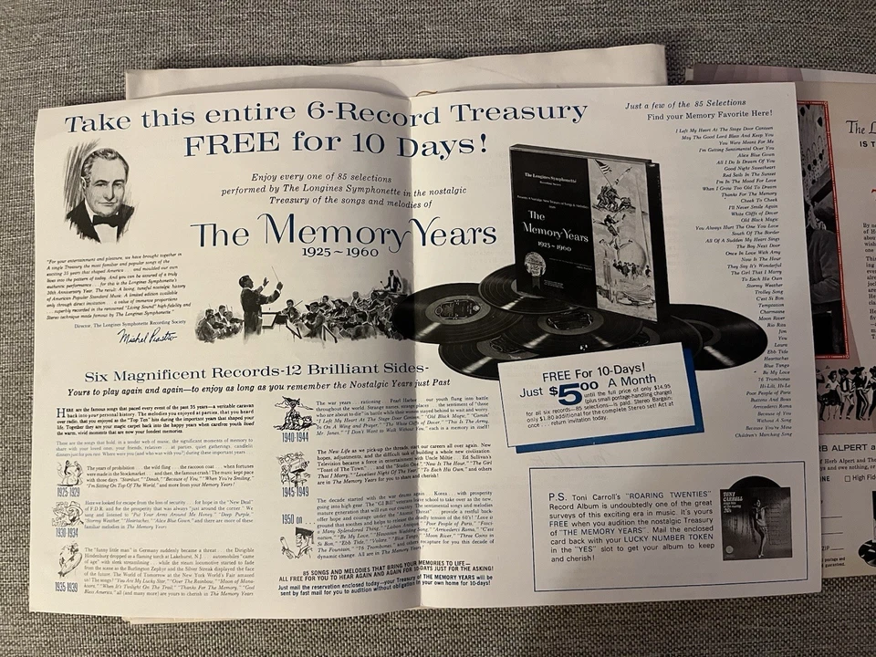 Herb Alpert and the Tijuana Brass-Longines Symphonette Box Set, 5 LPs Albums - Image 4 of 4