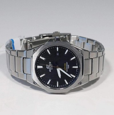 Casio Edifice Men's Black Dial Stainless Steel Sports Watch EFR-S108D-1AVUEF