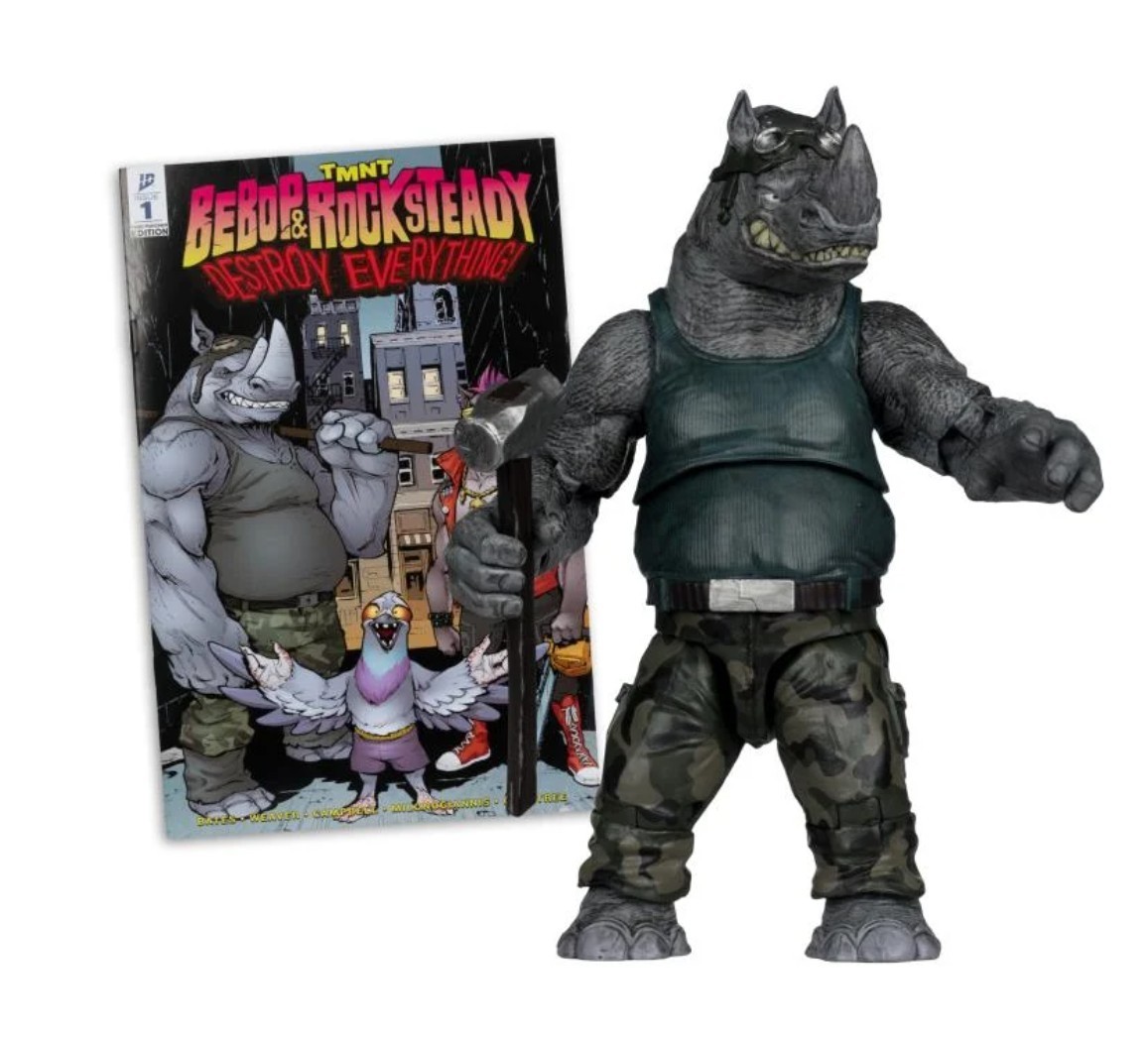 豚*汁様 MAD POLICE スネークオペレーター スライド Teenage Mutant Ninja Turtles Page Punchers Rocksteady 5