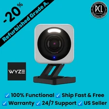 ✅WYZE Cam V4 2.5k QHD WiFi In/Outdoor Wired Security Camera - Gray&Black ✅