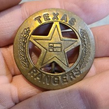 Texas Ranger, Badge Old West U.S. Marshall Sheriff Replica Reproduction A6
