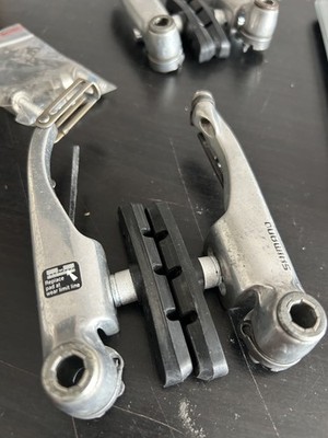 Shimano Deore LX/DX BR-M600 V-Brakes Set F&R Silver MTB/Gravel | eBay