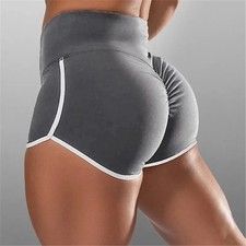 Shorts Yoga Women's Women Sports Pants Gym Workout Beach Waist Booty Casual Hot.