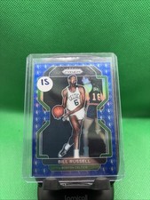 2021-22 Panini Prizm Bill Russell Blue 75th Anniversary Diamond Prizm