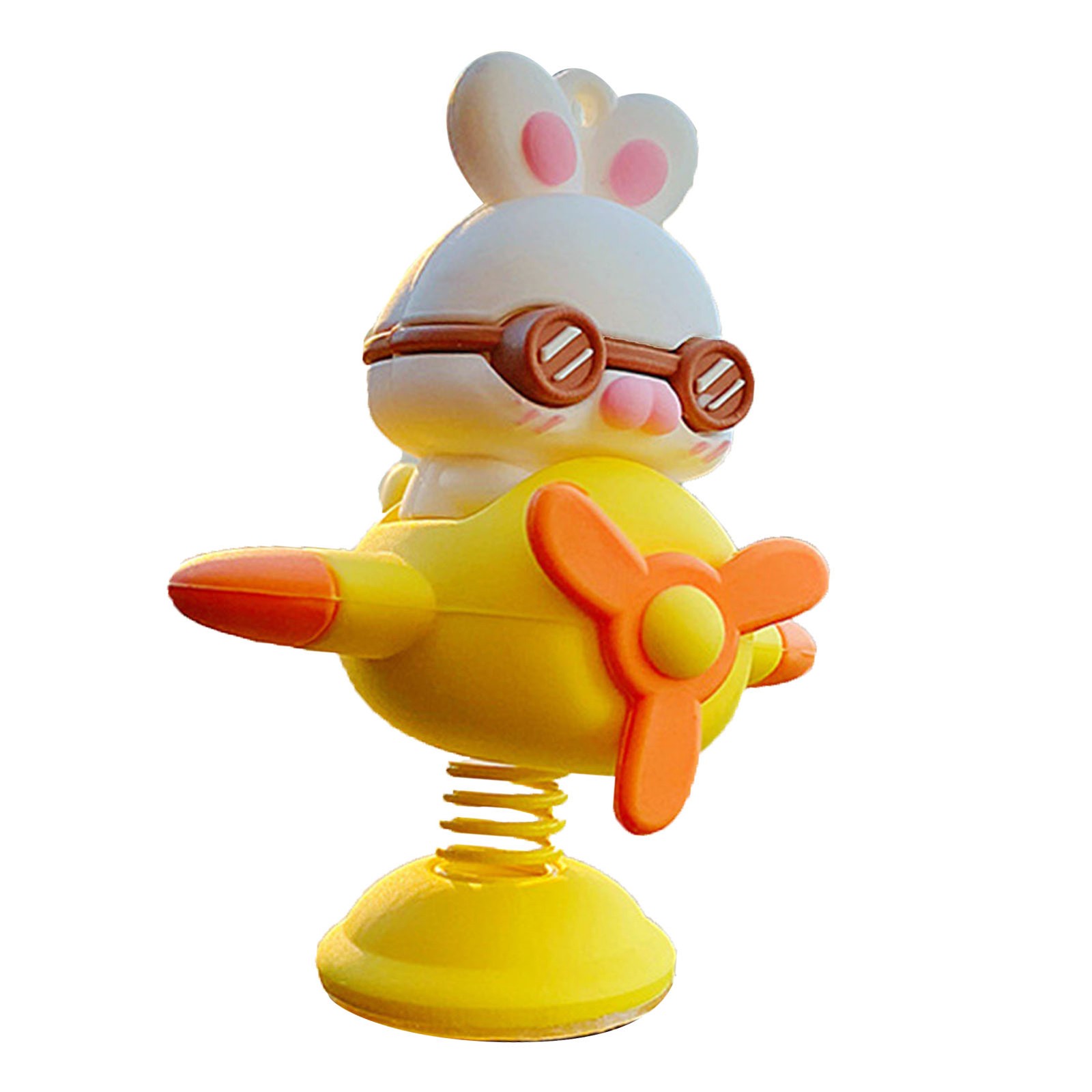 Car Dashboard Spring Cute Shaking Doll Figurine Shaking Spring Toys Car Dashboar