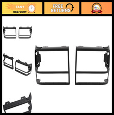 Headlight Bezel Door Set For 1989-1994 Ford Bronco Ii Explorer Ranger - Matte Bl
