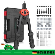 Nietmutternzange Blindnietzange Set 2 In 1 Nietmaschine M3-M12 Nietmutter Nieten