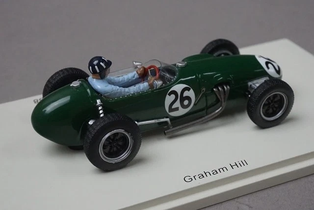 1:43 SPARK S1833 Team Lotus 12 Monaco GP 1958 #26 G. Hill model car - Image 4 of 4