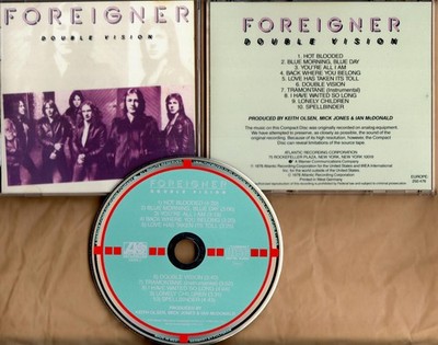 FOREIGNER   DOUBLE VISION   TARGET-CD mit 10 SONGS