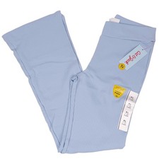 Cat  Jack Light Blue Flare Leg Leggings Durable Knee Girls Size XL 14 Youth