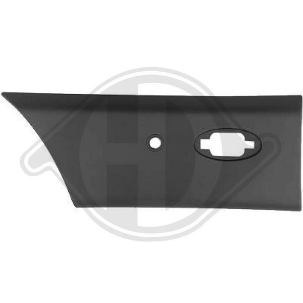 1X Zier /Schutzleiste Seitenwand Diederichs 4487168 FüR Opel Renault Rechts-image