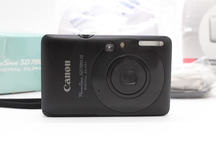 Near MNT】Canon PowerShot Digital ELPH SD780 IS Black From Japan