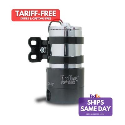 Holley 12-150, One Billet Base Electric HP Fuel Pump w/Regulator Aluminum Perfor - Picture 1 of 9