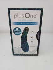 NEW SEALED Plus One Vibrating Prostate Massager Rechargeable  Waterproof