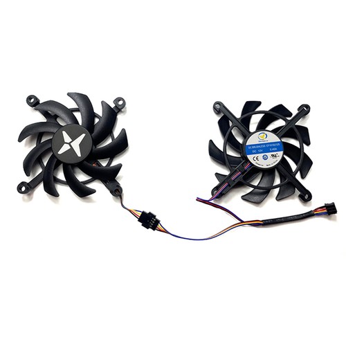 Ventilateur de Refroidissement pour YESTON RX6600XT RX6600 6500 8Go GAEA Carte Graphique Refroidisseur Ventilateurs - Photo 4/7