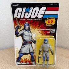 Super 7 Reaction GI Joe Cobra Commander Arctic 3.75" Figure O-Ring 2025 Sealed