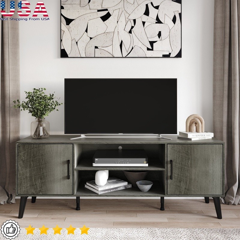 Solid Wood Storage Cabinet Freestanding Console New
