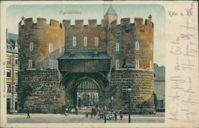 Ansichtskarte Köln a. Rh. Eigelsteintor 1902  (Nr.9115)