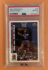 POP 34 ? PSA 10 John Starks Rookie Card 1991 Upper Deck New York Knicks ?. rookie card picture