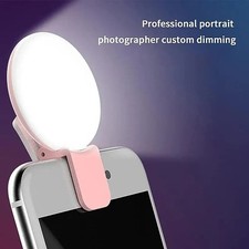 mobile phone LED selfie ring light Portable Durable cilp fill light photography