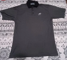 Cutter & Buck CB DryTec Philadelphia Eagles Dark Gray Polo Sz XL