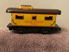 MARX TIN TRAIN Union Pasific 3824 Caboose Car Made in USA Marx Lines
