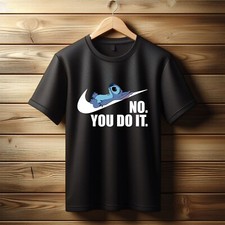 Lilo & Stitch T Shirt, Funny tshirt, Lazy Cartoon t shirt, Funny phrase t-shirt