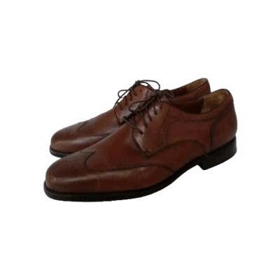 Classic Brown Leather Wingtip Derby Dress Shoes Brogue Oxford Business Formal‎ Amazon.com | Jousen Men main image 2