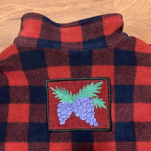 Quacker Factory Ladies 1/4 Zip Jumper Red Xmas Turtle Doves Check Pullover L VGC - Picture 17 of 20