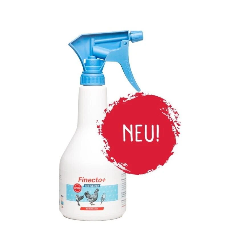 Finecto+ Leg Cleaner 500ml/ Pflegemittel Kalkbeine bei Hühnern & Vögeln