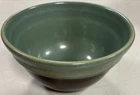 Vintage Red Wing Pottery 8" Mixing/Serving Bowl Green & Reddish Brown