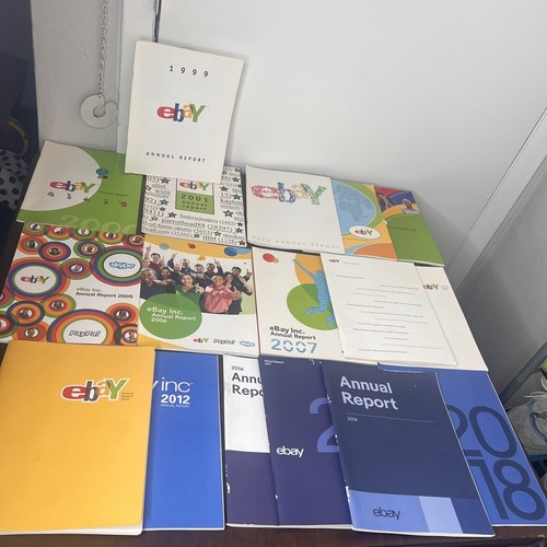eBay: Huge Lot of Vintage Ebay Annual Reports from 1999-2010 & 12', 16'-18'